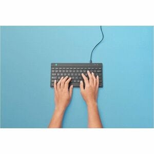 Tastiera ergonomica R-Go Compact Break, tastiera compatta con software break, QWERTY (IT), bluetooth, nero