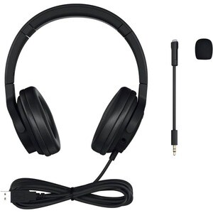 CHERRY HC 2.2 Com fios Na orelha Estéreo Auscultadores para gaming - Preto - Binaural - Escuta - 32 Ohm - 20 Hz para 20 kH