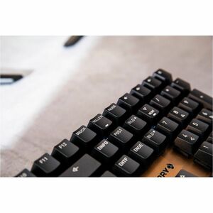 CHERRY KC 200 MX Teclado - Cabo Conectividade - USB tipo A Interface - Alemão - QWERTZ Layout - Preto, Bronze - Mecânica/M