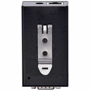 StarTech.com 1-Port Serial to Ethernet Adapter, 802.3af PoE Powered Serial Device Server, Wall/DIN Rail Mount, LAN To DB9 