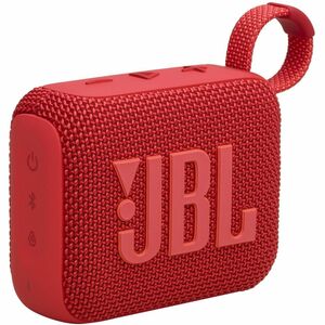 JBL Go 4 Portable Bluetooth Speaker System - 4.2 W RMS - Red - 90 Hz to 20 kHz - Battery Rechargeable - 1