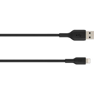 Belkin BoostCharge 2.01 m (79.20") Lightning/USB Data Transfer Cable - 1 - Cable for iPad, iPad Pro, iPhone - First End: 1