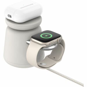 Belkin Magsafe 2-in-1 Wireless Charging Dock, Sand