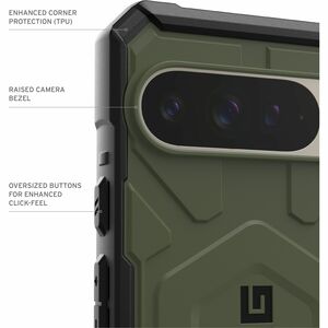 Urban Armor Gear Pathfinder Series Pixel 9 Pro XL Case - Olive Drab - For Google Pixel 9 Pro XL Smartphone