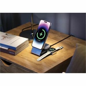 Alogic Matrix+ Power Bank - Black - For Qi-enabled Device - 5000 mAh - 12 V Input - Black
