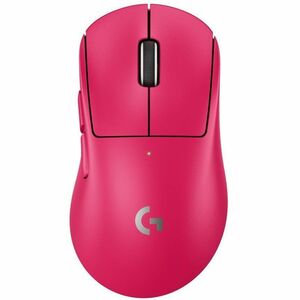 Logitech G PRO X SUPERLIGHT 2 DEX Gaming Mouse - Radio Frequency - USB 2.0 Type C - HERO 2 - 5 Button(s) - Rose - Cable/Wi