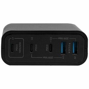 Vorago AU-600 100W Adaptador CA - Adaptador universal - 2 USB - 3 USB Type-C - Para Smartphone, Tablet PC, Portátil - 5A -