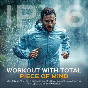 Treblab X9 Pro - Hybrid Active Noise Cancelling Earbuds - Siri, Google Assistant - Stereo - True Wireless - Bluetooth - 33