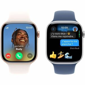 Apple Watch SE Smart Watch - 40 mm Case Height - 34 mm Case Width - Starlight Case Color - Starlight Band Color - Aluminiu
