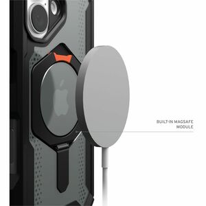 Urban Armor Gear Plasma XTE Rugged Case for Apple iPhone 16 Smartphone - Black/Orange - Drop Resistant, Scratch Resistant,