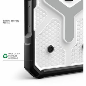 Urban Armor Gear Pathfinder Clear Case for Apple iPhone 16 Pro Max Smartphone - Hex Pattern - Ice - Drop Resistant, Impact