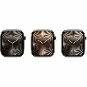 Apple Watch Series 10 Smartwatch - 42 mm Case Height - 36 mm Case Width - Natürlich Case Color - Grau Band Color - Titan C