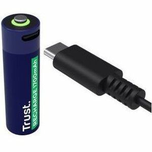 Trust Batterie - Lithium-Ionen (Li-Ionen) - 2Pack - Aufladbarer Akku - AA - 1.5 V - 1700 mAh Shelf Life