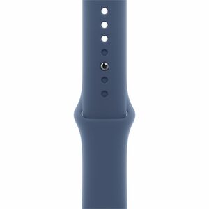 Apple Watch Series 10 Smart Watch - 42 mm Case Height - 36 mm Case Width - Silver Case Color - Denim, Blue Band Color - Al