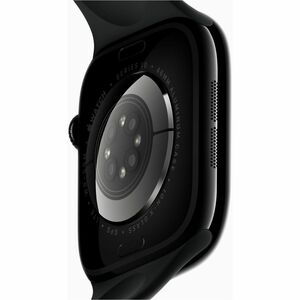 Apple Watch Series 10 Smart Watch - 46 mm Case Height - 39 mm Case Width - Jet Black Case Color - Black Band Color - Alumi