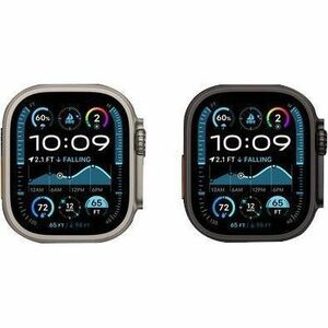 Apple Watch Ultra 2 GPS + Cellular 49mm Black Titanium Case with Dark Green Alpine Loop - Medium. Display technology: OLED