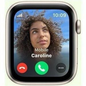 Apple Watch SE Smart Watch - 40 mm Case Height - 34 mm Case Width - Starlight Case Color - Starlight Band Color - Aluminiu