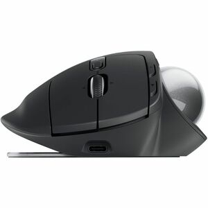 Logitech MX Ergo S Trackball - Bluetooth - USB Type A - Optical - 8 Button(s) - 6 Programmable Button(s) - Graphite - Wire