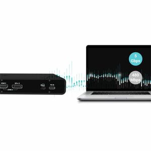 i-tec USB Type C Docking Station for Notebook, Smartphone, Tablet, Monitor, Microphone - Charging Capability - 100 W - 2 D