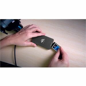 OWC Ultra-Compact, Universally Compatible CFexpress Type B Card Reader - 1 Slot(s) - 1.56 GB/s - CFexpress Type B - Thunde