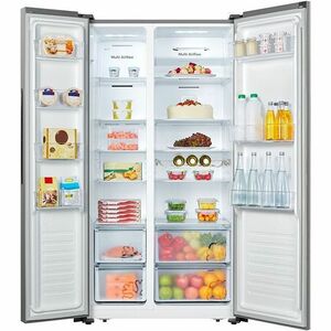 Congelatore/Freezer Hisense RS711N4ACE 550 L Combinato - Acciaio inox, Metallo - Metallo - Digital Inverter Compressor - A