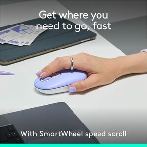 Logitech POP ICON COMBO, Bluetooth Keyboard and Mouse Combo, Comfortable Typing, Programmable Keys and Buttons, Quiet Clic