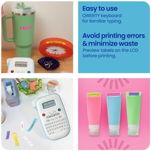 Brother P-touch PT-N10 - Thermal Transfer - 0.35 in/s (9 mm/s) Mono - 3 Fonts - 3 Font Size - 6 Text Style - 180 dpi - Lab