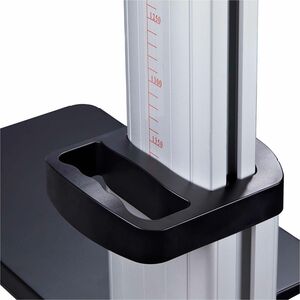 StarTech.com Display Cart - 2 Shelf - Crank Handle - 99.79 kg Capacity - 4 Casters - 101.60 mm Caster Size - Aluminium - 1