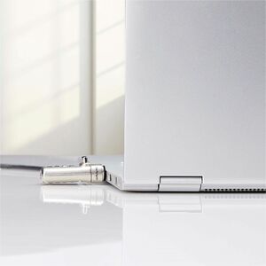StarTech.com Schlankes Nano Slot Laptopschloss, 1,5m Kombination Kabelschloss, Diebstahlschutz für Notebook/Computer, Lapt