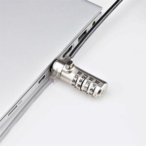 StarTech.com Slim Cable Lock For Notebook, Docking Station, Monitor, Projector - TAA Compliant - 2.01 m Cable - Resettable