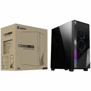 Aorus Computer Case - Mini ITX, Micro ATX, ATX Motherboard Supported - Mid-tower - Steel, Plastic, Glass, Tempered Glass, 