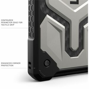 Urban Armor Gear Monarch Pro Case for Samsung Galaxy S25 Ultra Smartphone - Titanium
