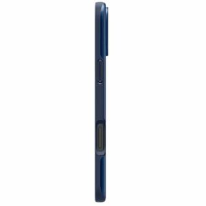 Spigen Thin Fit Case for Apple iPhone 16 Smartphone - Navy Blue - Scratch Resistant, Shock Resistant, Drop Resistant - Pol