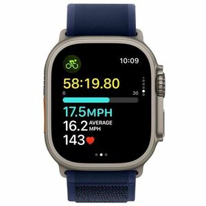 Apple Watch Ultra 2 Smart Watch - 4.90 cm (1.93") Case Height - 4.40 cm (1.73") Case Width - Natural Case Color - Blue Ban