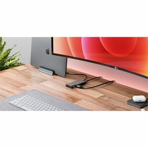 Alogic Fusion MAX USB-Typ C Docking Station für Notebook, Projektor, Tablet, Desktop-PC, Monitor, TV, Smartphone - 100 W -