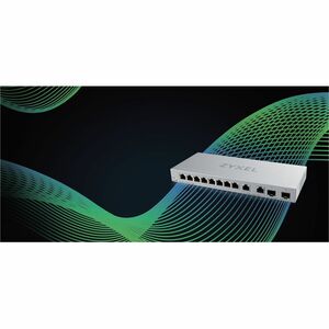 ZYXEL XGS1210-12 12 Ports Manageable Ethernet Switch - Gigabit Ethernet, 2.5 Gigabit Ethernet, 10 Gigabit Ethernet - 10/10