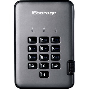SSD Portable iStorage diskAshur PRO2 Durci - 2.5" Externe - 8 To - Conforme aux normes TAA - Client Léger Appareil compati