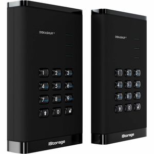 Disque dur Portable iStorage diskAshur3 - 2.5" Externe - 2 To - Noir - Conforme aux normes TAA - Imprimante, Scanner, Camé