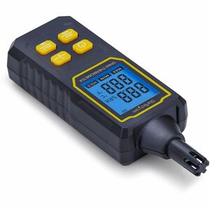 StarTech.com Digital Thermometer - 10°C to 60°C - Portable, Compact, Lightweight, Hygrometer, Durable, Non-slip, Easy to R