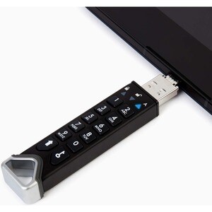 Lecteur flash iStorage datAshur PRO² - 64 Go - USB 3.2 (Gen 1) Type A - Noir - 256-bit AES - 168 Mo/s Read Speed - 116 Mo/