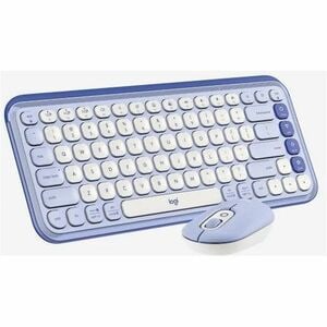 Logitech POP Icon Combo Keyboard & Mouse - QWERTY - English (US) - Wireless Bluetooth Keyboard - Keyboard/Keypad Color: Of