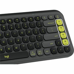 Logitech POP Icon Combo Keyboard & Mouse - Danish, Norwegian, Swedish, Finnish - USB Wireless Bluetooth Keyboard - Keyboar