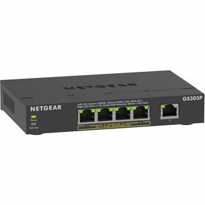 Netgear 300 GS305Pv3 5 Ports Ethernet Switch - Gigabit Ethernet - 10/100/1000Base-T - 2 Layer Supported - 66.78 W Power Co