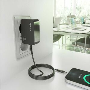 CHARGER GAN 65W PD3.0 1XUSB-C 1.8M BLACK