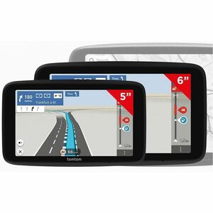 TomTom GO Classic Automobile Portable GPS Navigator - Black - 12.7 cm (5") - Touchscreen - Speaker, Dash Cam - Bluetooth -