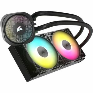 Corsair NAUTILUS 240 RS ARGB Liquid CPU Cooler - 2 x Fan(s) - 72.80 CFM Maximum Airflow - 2100 rpm - Liquid Cooler Cooler 