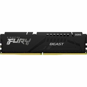 Kingston FURY Beast RAM Module - For Motherboard - 32 GB (2 x 16GB) - DDR5-6000/PC5-48000 DDR5 SDRAM - 6000 MHz Single-ran
