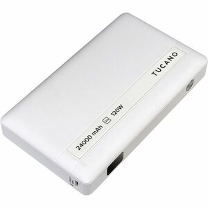 TUCANO Powerbank für Laptop 120W 24.000mAh, weiß