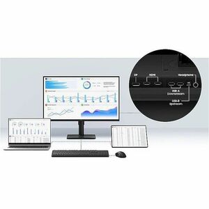 Samsung Essential S4 S27D402GAN 27" Class Full HD LCD Monitor - 16:9 - Black - 27" Viewable - In-plane Switching (IPS) Tec