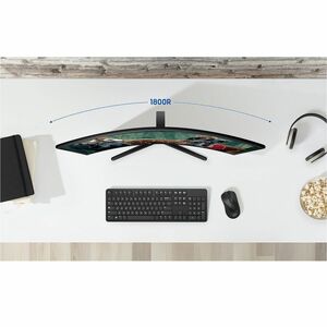 Samsung Essential S3 S27D366GAU 27 Zoll Class Full HD Gekrümmter Bildschirm LED-Monitor - 16:9 Format - Schwarz - 68,6 cm 